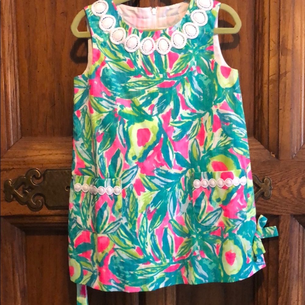 Lilly Pulitzer Girls Avocado Shift Dress